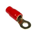 thumbnail image 1 of RING TERMINAL 4GA. 10PCS. GOLD;RED SLEEVE, 1 of 5
