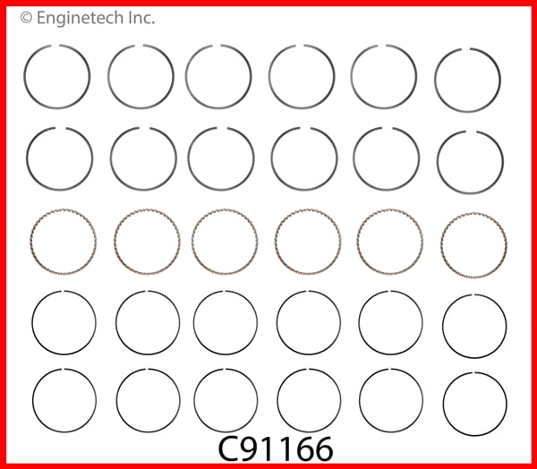RINGS CHRY MIT 3.0L 6G72