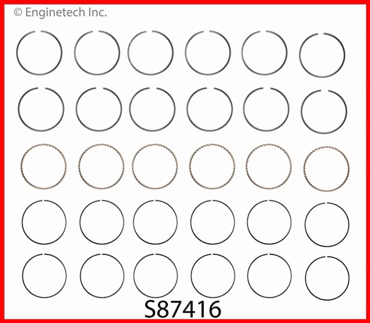 RINGS GM 3.2L 197 DOHC 24