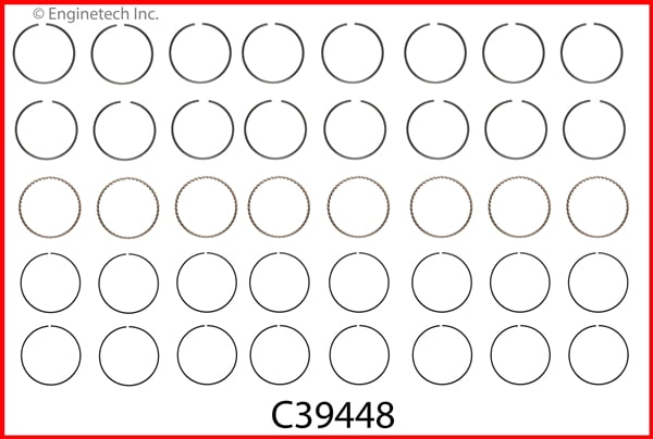 RINGS GM CHEV 366 4 RING