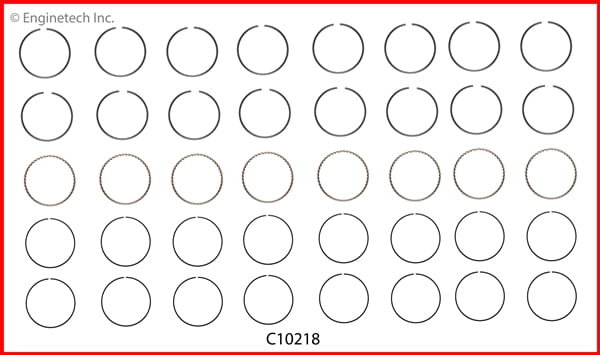 RINGS GM CHEV ISU 5.7L 35