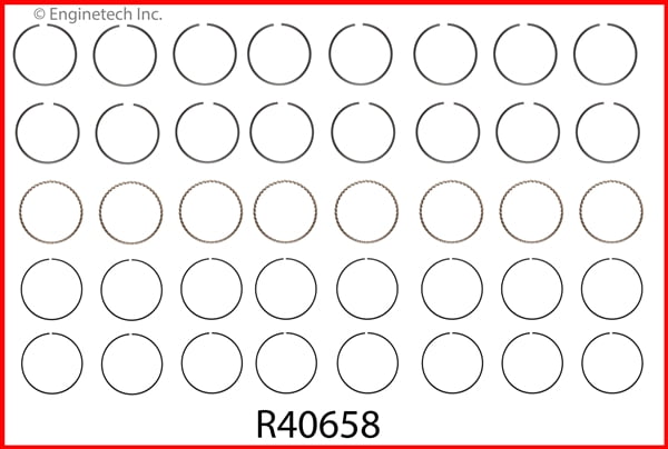 RINGS GM OLDS 5.7L 350