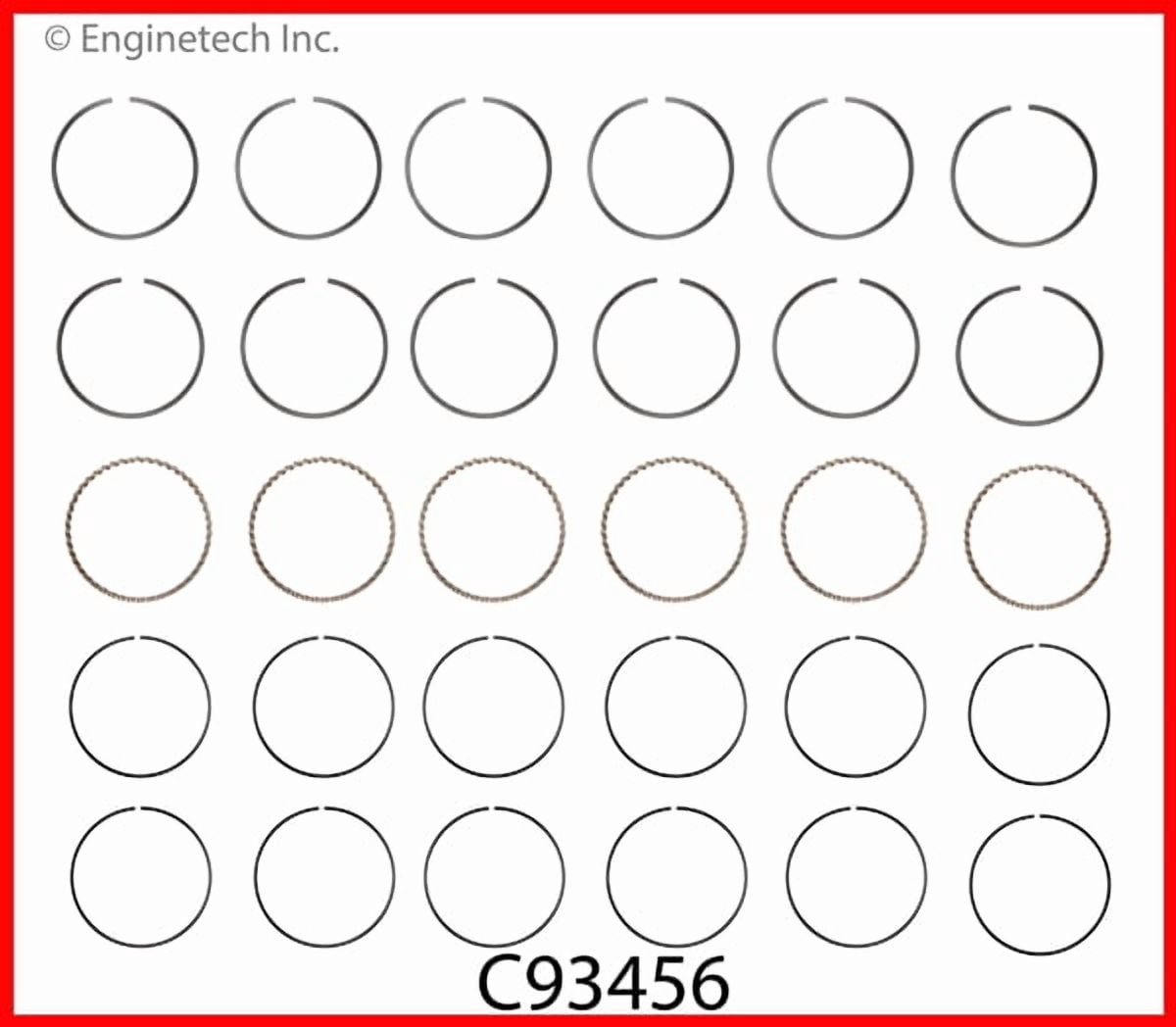 RINGS HON ISU 3.2L 3.5L 6
