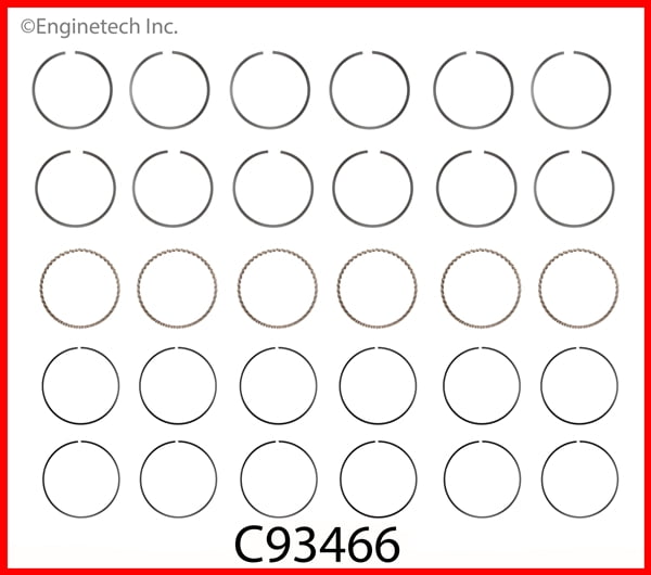RINGS HON ISU 3.2L 6VD1 T