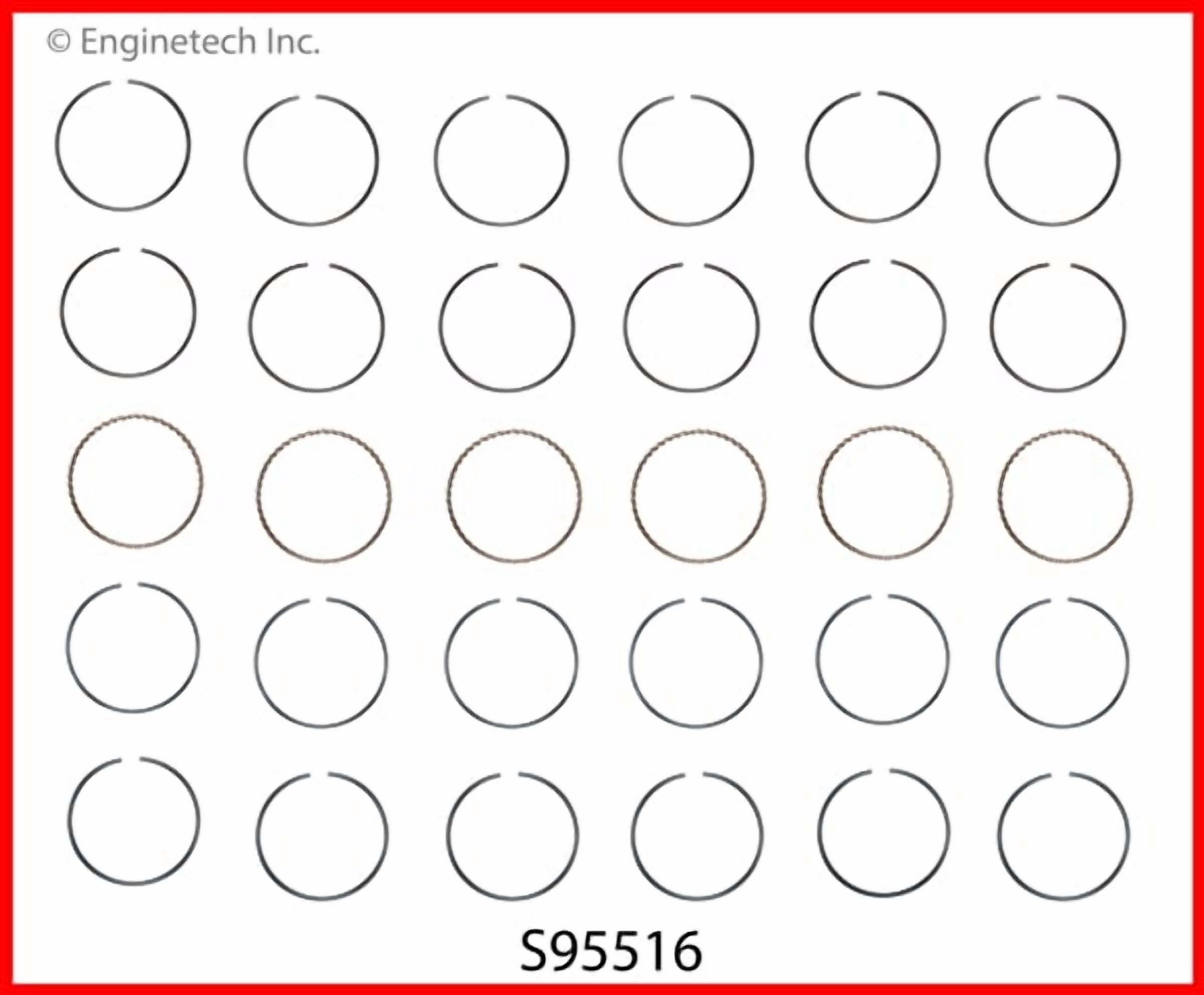 RINGS NIS 3.5L 3498 VQ35D