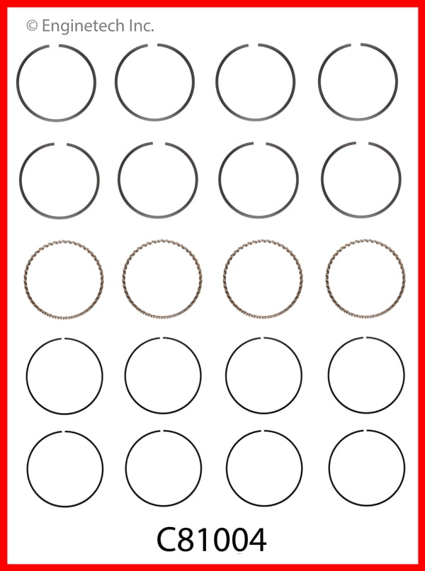RINGS TOY 1.6L 1.8L 4AFE