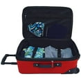 thumbnail image 1 of RIO 2 Piece Expandable Carry-On Luggage Set, Red, 1 of 1