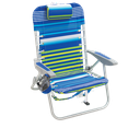 thumbnail image 1 of RIO Beach 4-Position Lace-Up Backpack Beach Chair - Stripe, 1 of 3