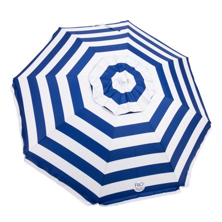Rio Beach 6 x 6 x 6 ft Multi Beach Umbrella With Integrated Sand Anchor