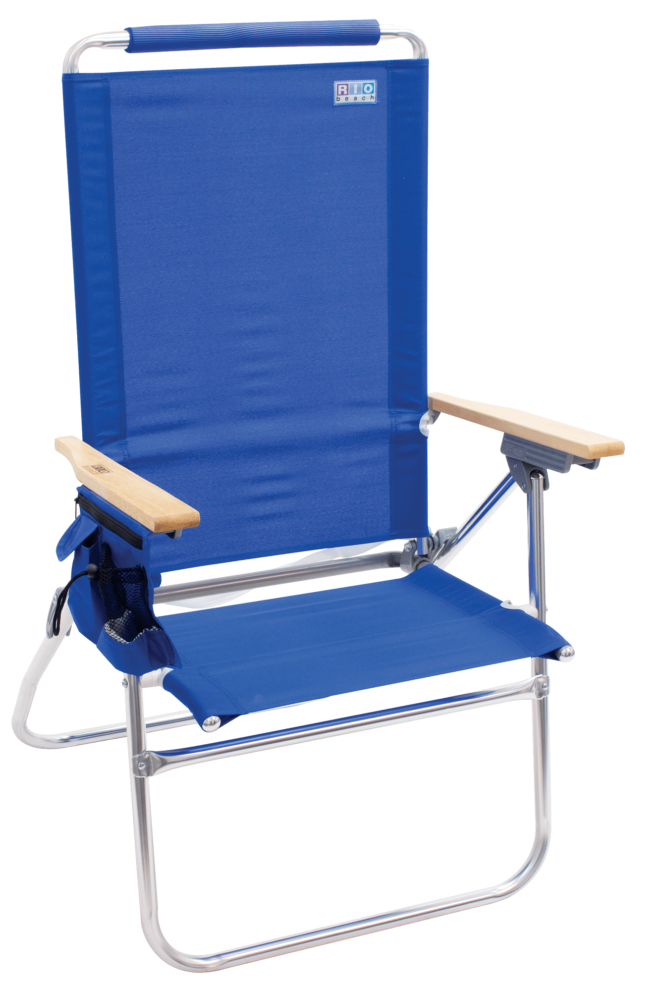 RIO Beach 4-Position Hi-Boy Backpack Beach Chair - Blue RIO Beach 4-Position Hi-Boy Backpack Beach Chair - Blue