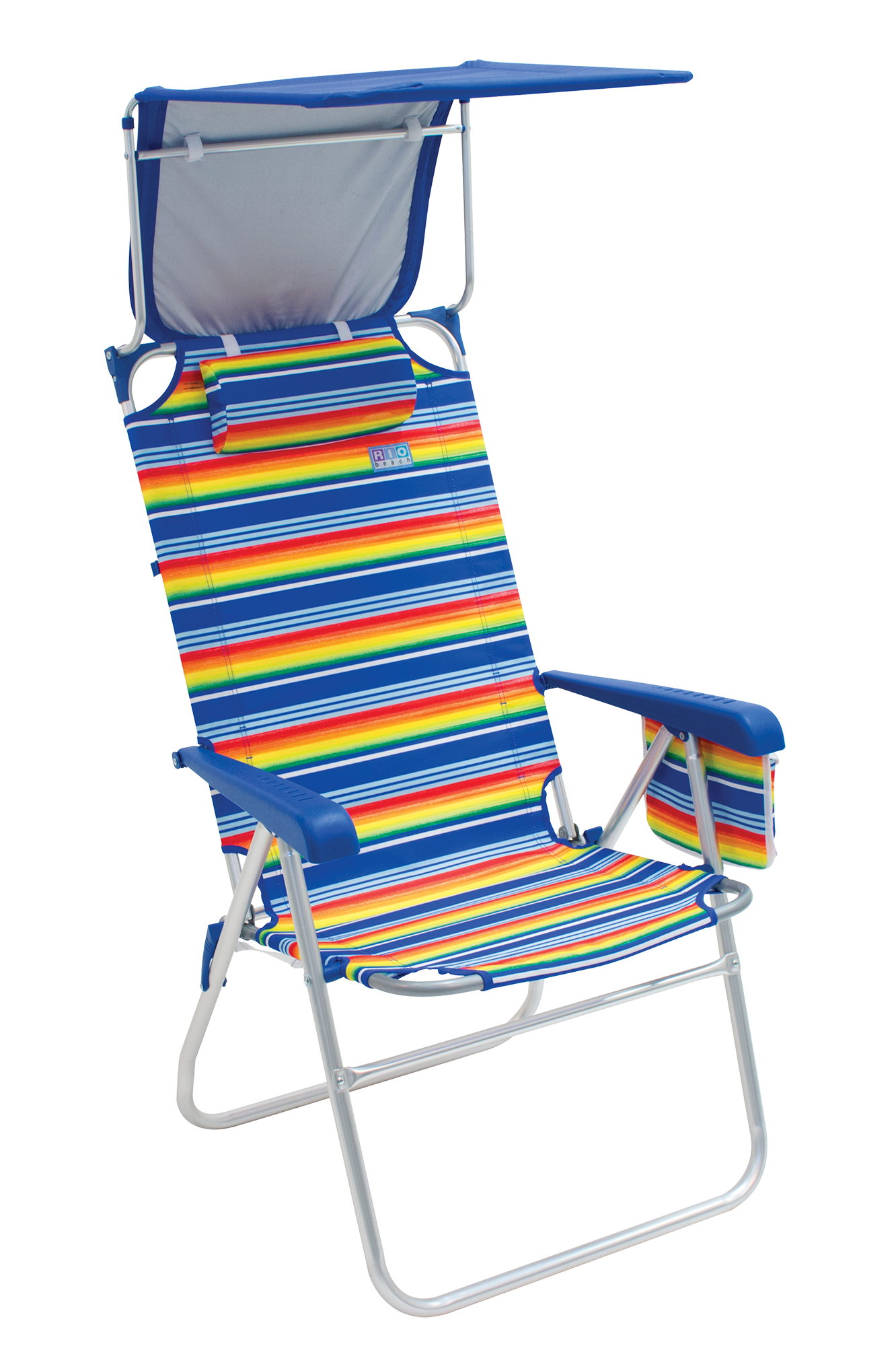 RIO Beach Hi-Boy Aluminum Beach Chair with Canopy