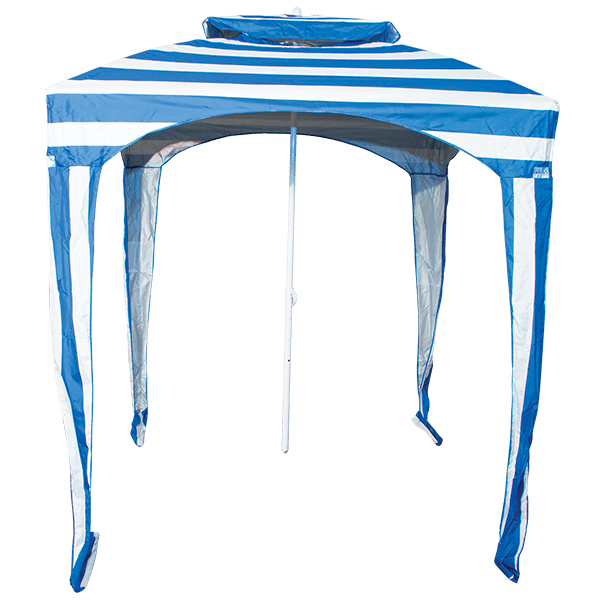 RIO Beach Umbrella Cabana Sun Shelter, Blue, Beach Canopy