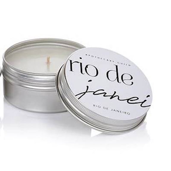 RIO DE JANEIRO Zodax Apothecary Guild Tin Scented 3 oz Jar Candle