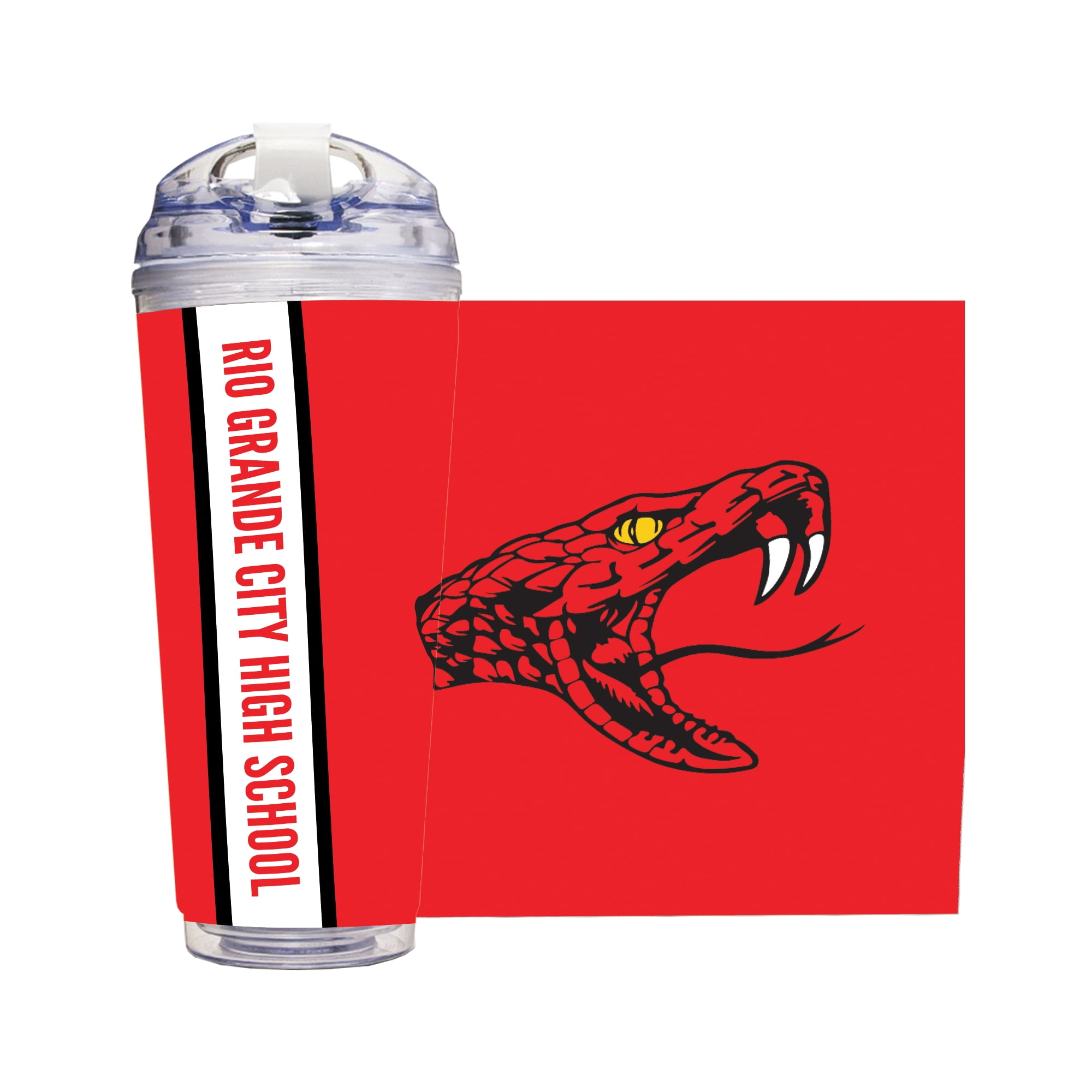 RIO GRANDE CITY HIGH SCHOOL 24OZ HINGED LID TUMBLER