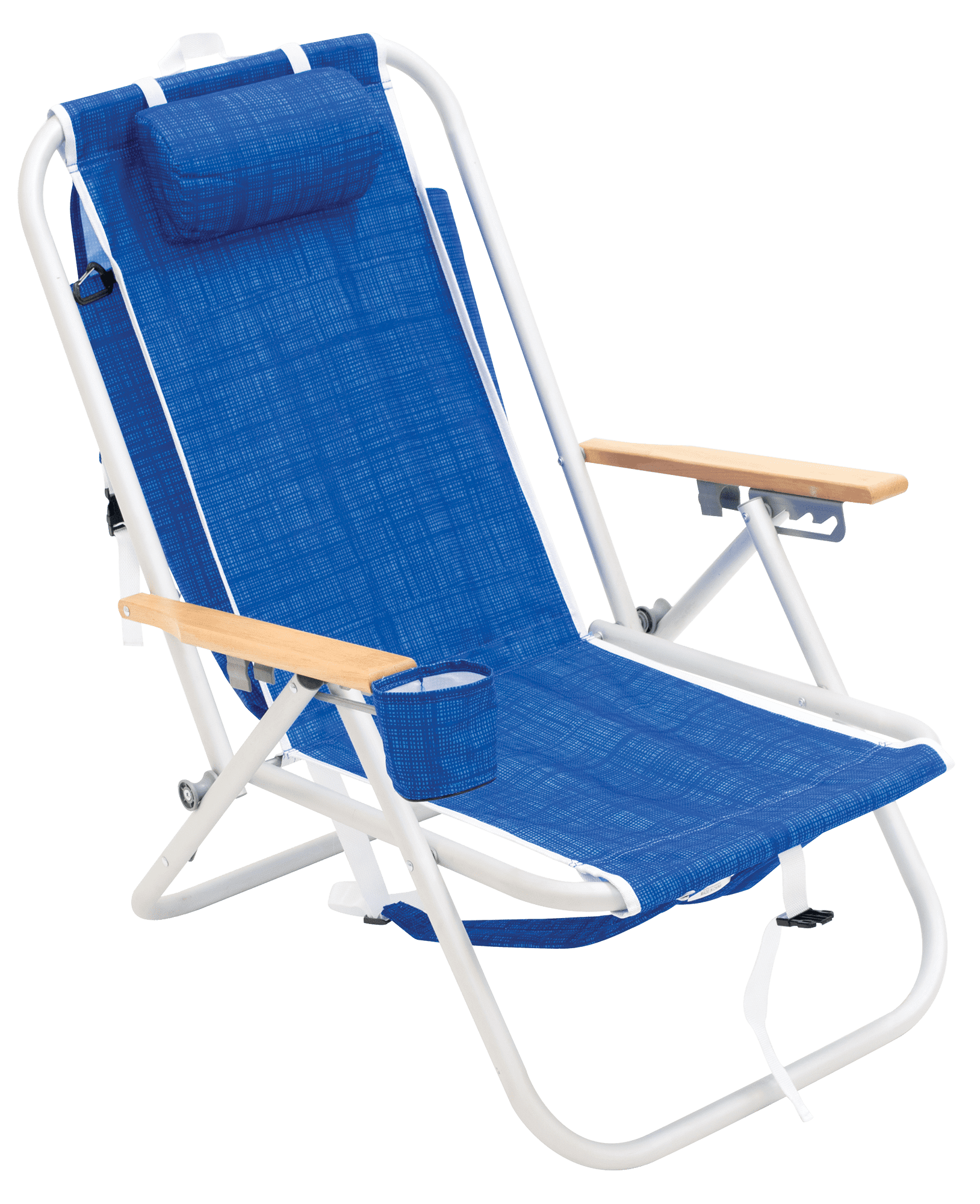 RIO Gear 4 Position Aluminum Backpack Chair Blue Walmart