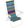 thumbnail image 1 of RIO Ipanema Adjustable Beach Chair, White Multi Stripe, 1 of 2