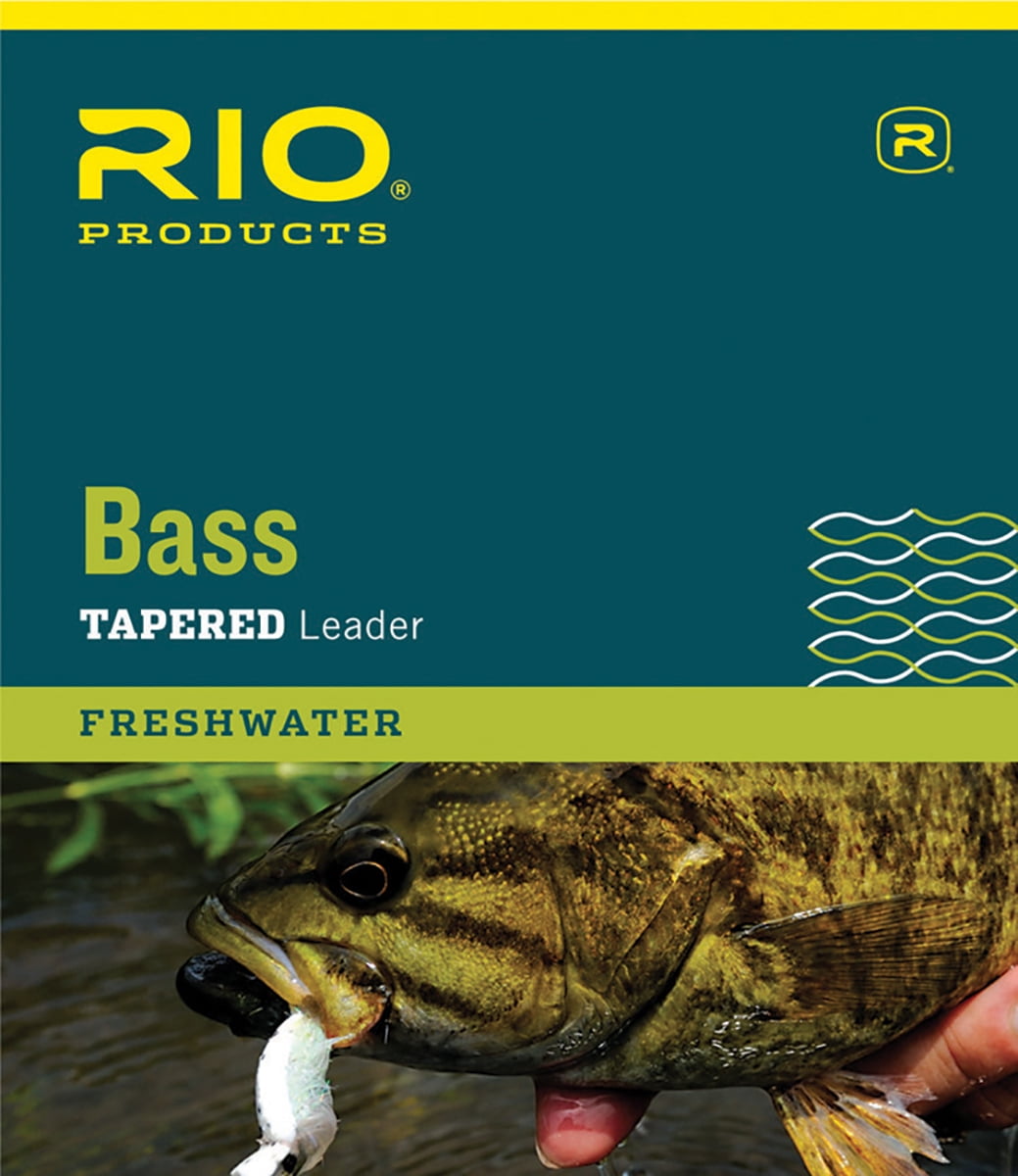 RIO Medium Stiff Nylon Bass Tapered Abrasion Resistant Fly Fishing