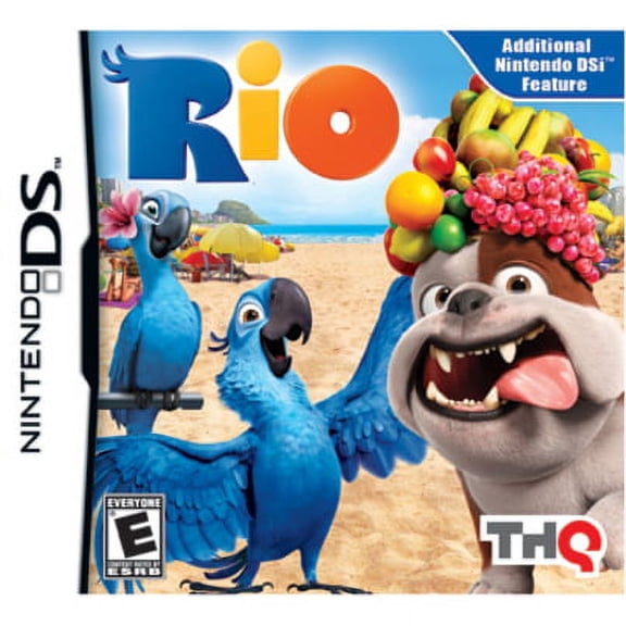 Restored Rio (Nintendo DS, 2011) Nordic Games Physical Party Game Parental Controls Rio for Nintendo DS, Physical Format, 1 Offline Player