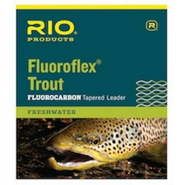 RIO Products Fluoroflex Trout Leader, 9ft, 4X