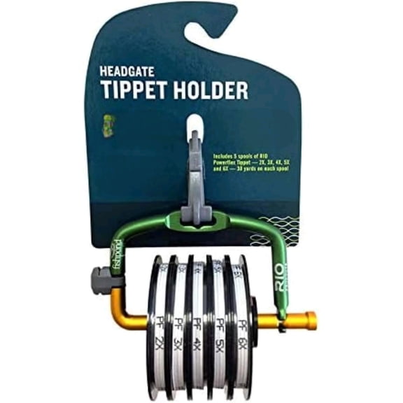 RIO Products Fly Fishing Tippet Head Gate, 2X-6X Powerflex Tippet, 30 Yard Spools, Clear$$Sport & Recreation Other