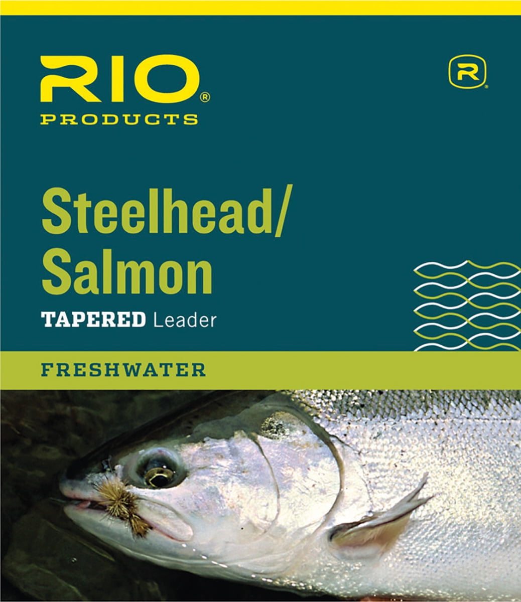 RIO Salmon/Steelhead Glacial Green Nylon Tapered Fly Fishing
