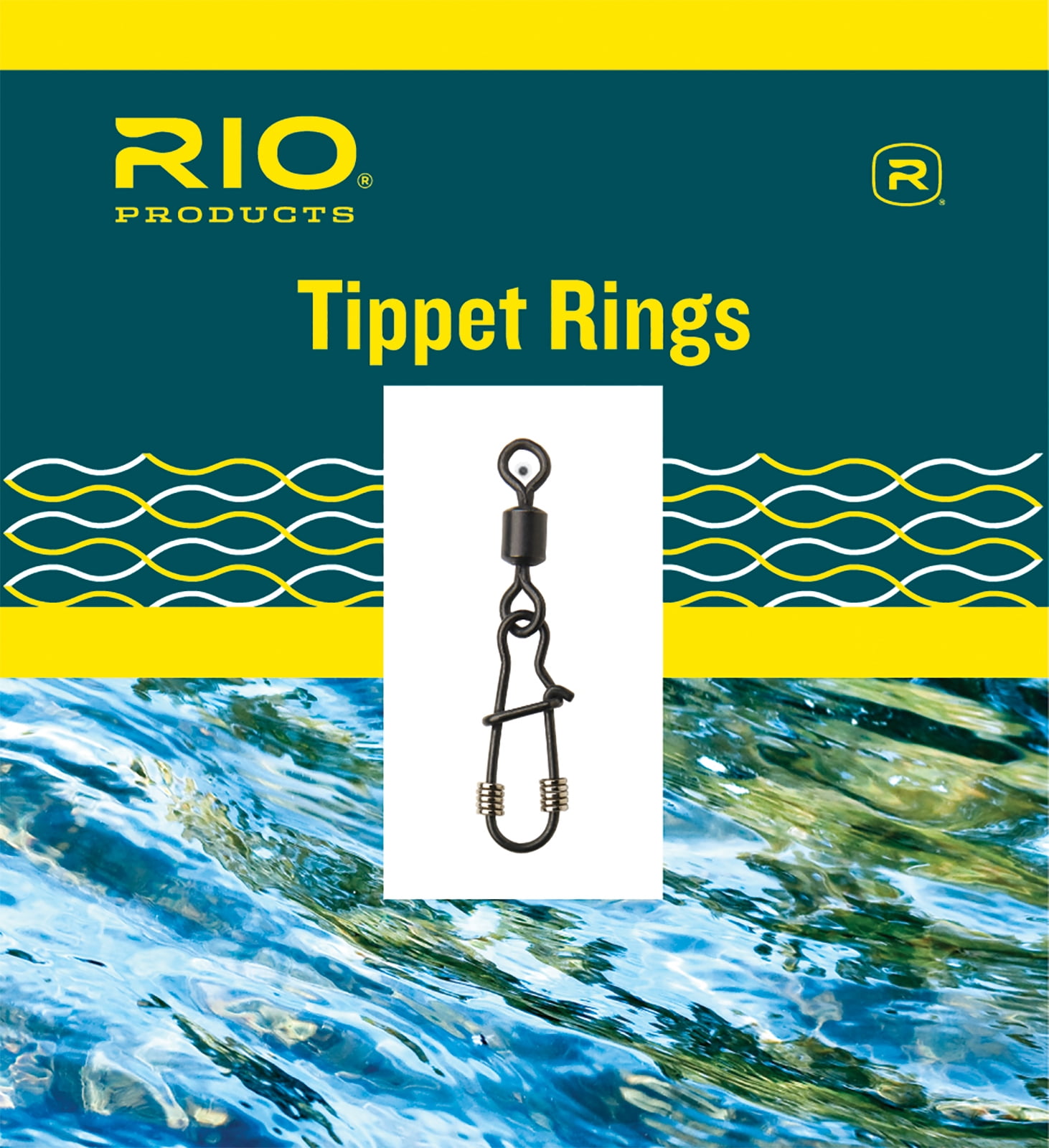 RIO Trout Lightweight Tippet Rings For Leaders Fly Fishing Line 10-Pack LG
