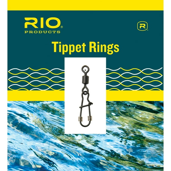 RIO Trout Lightweight Tippet Rings For Leaders Fly Fishing Line 10-Pack LG
