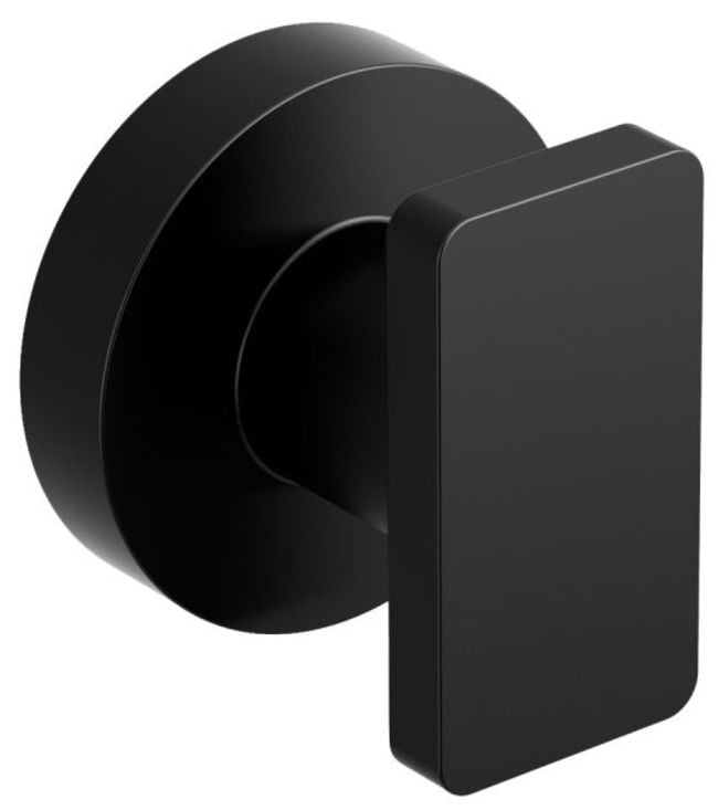 Paradox™ Modern Black Round Wall Mounted Robe Hook