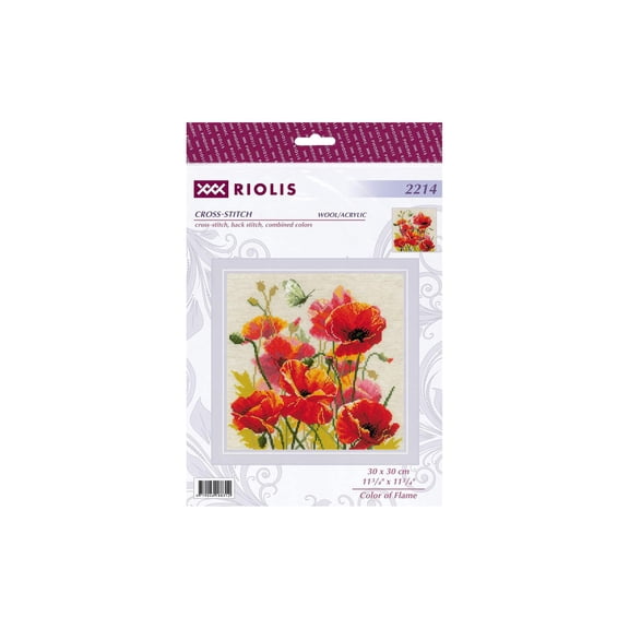 RIOLIS Color of Flame Counted Cross-Stitch