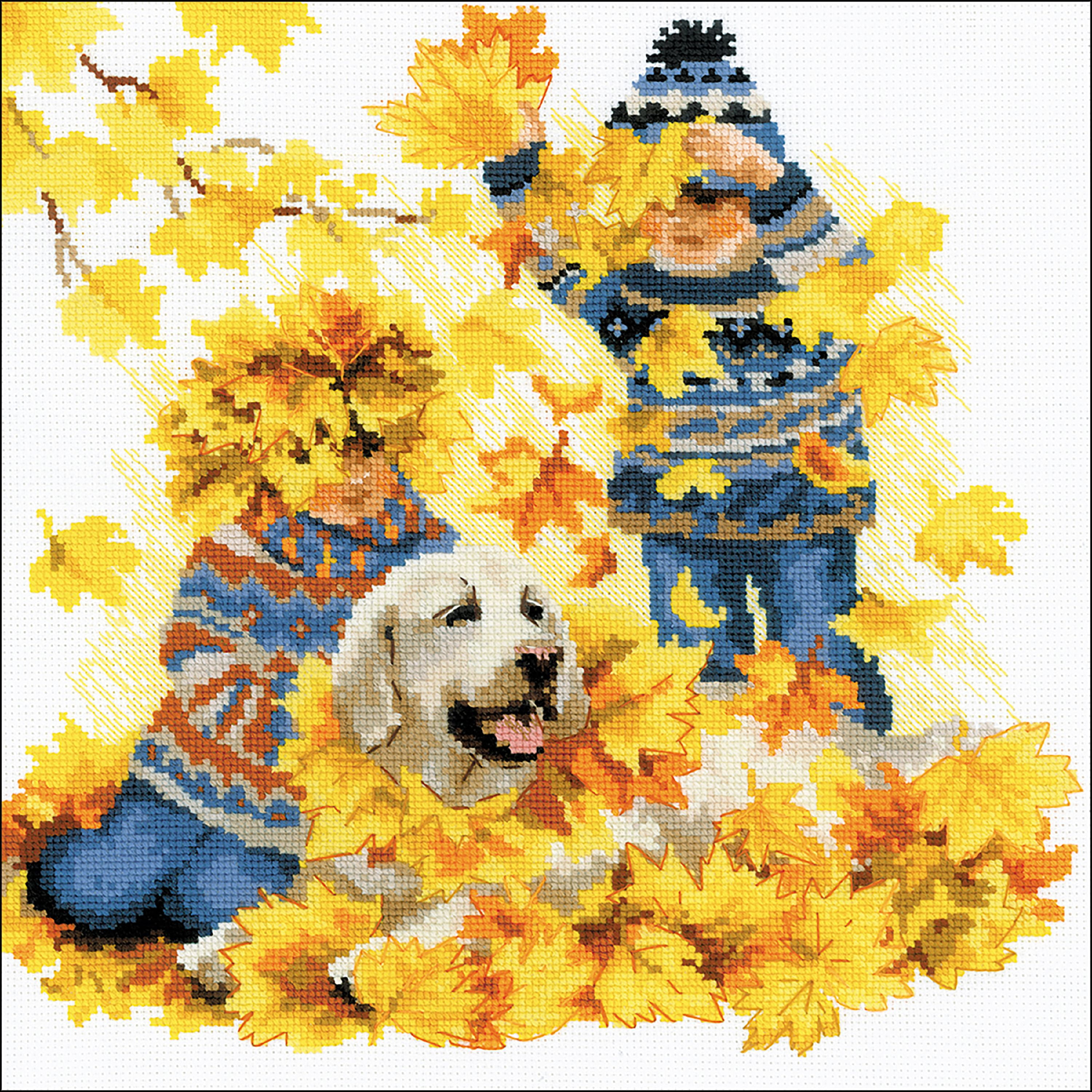 RIOLIS Counted Cross Stitch Kit 11.75"X11.75"Autumn Holidays (14 Count