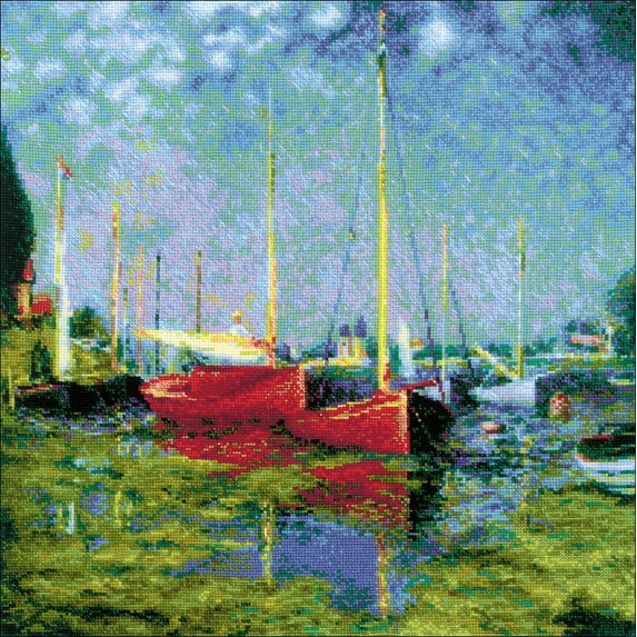 RIOLIS Counted Cross Stitch Kit 15.75"X15.75"-Argenteuil (14 Count)