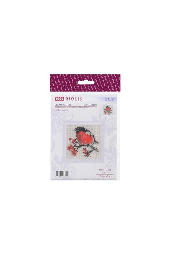 Cross Stitch Kit Winter Guest