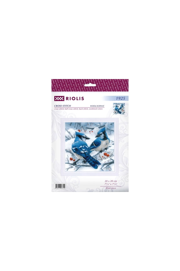 Cross Stitch Kit Blue Jays