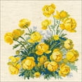 thumbnail image 1 of RIOLIS Counted Cross Stitch Kit 7.75"X7.75"-Globe Flower (14 Count), 1 of 2