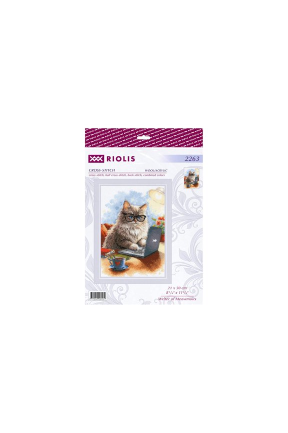 Cross Stitch Kit Meowmoirs