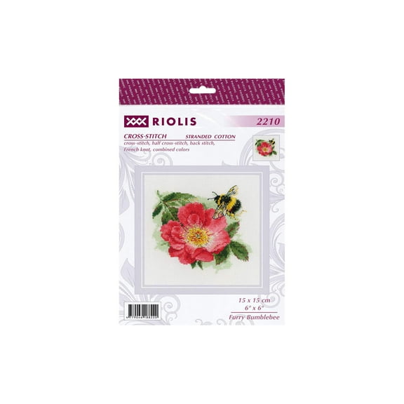 RIOLIS Furry Bumblebee Counted Cross-Stitch Kit