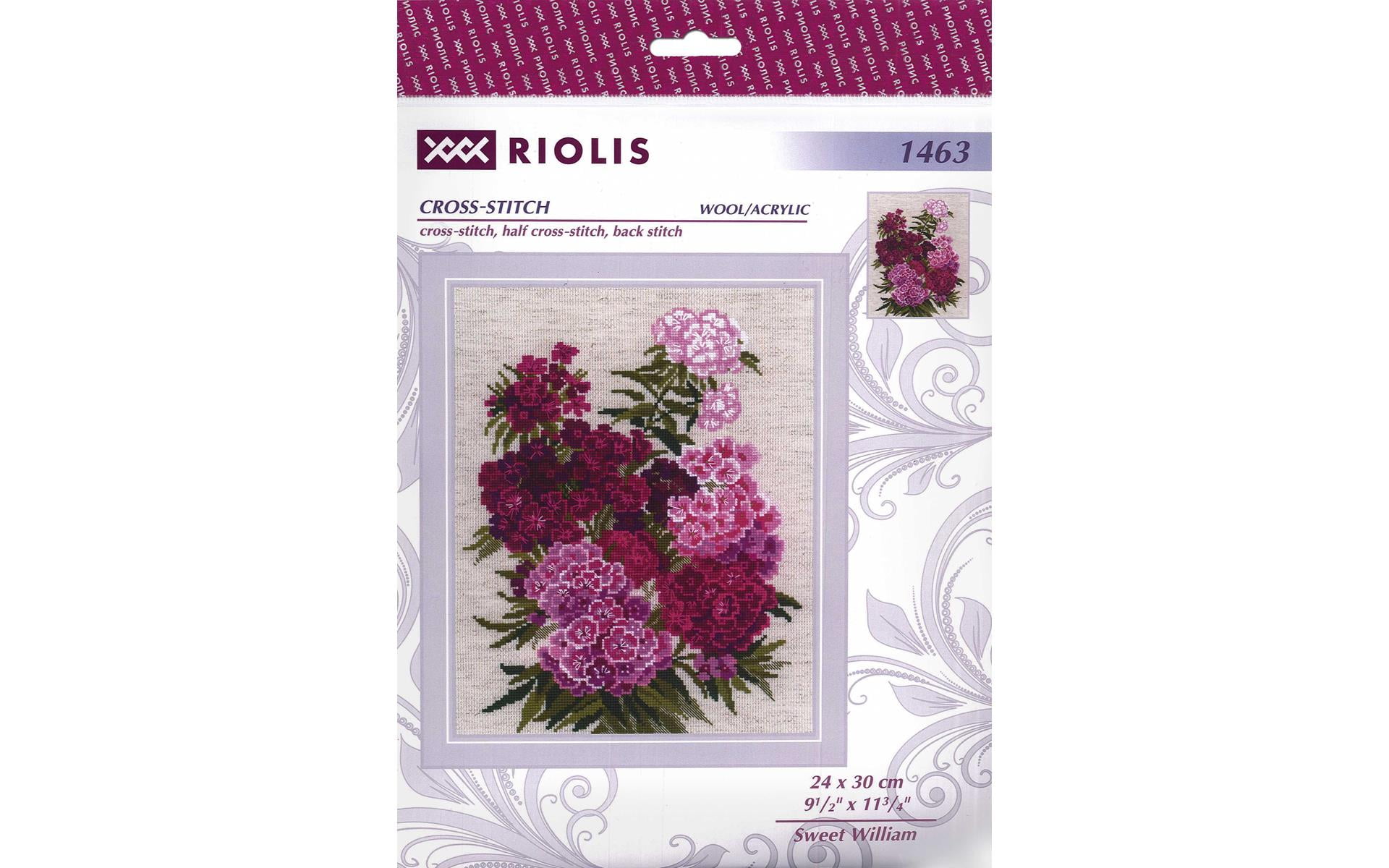 RIOLIS Sweet William Counted Cross Stitch Kit-9.5"X11.75" 14 Count