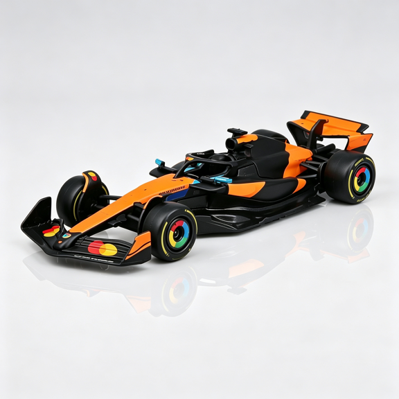 RIONIMA 1/43 Car Compatible with 2025 Race 4# 81# Alloy Car Die Cast Model (1/43 81# W/Helmet) Car Toys