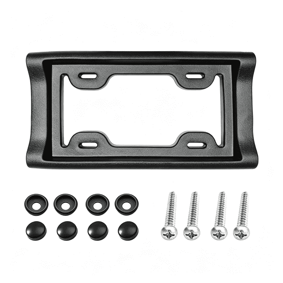 RIONIMA 2.3 Inch License Plate Bumper Guard, Hardware Included License Plate Bumper Guard