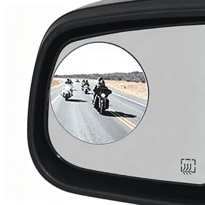 RIONIMA 2 Pack 3" Blind Spot Mirrors for Trucks, Van, Suv, Large Vehicle - Aluminum Frame Glass Convex Rear View