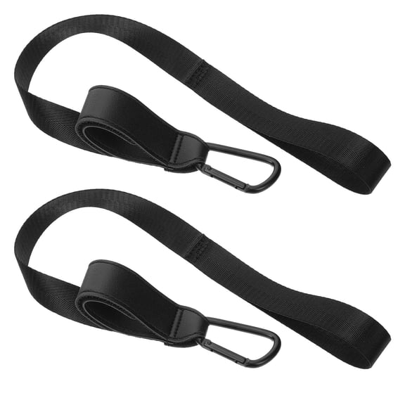RIONIMA 2-Pack Black Adjustable Pushchair Safety Straps Replacement Belt for Stroller Secure Fit Stroller Straps