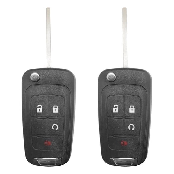 RIONIMA 2 for 2010 2011 2012 2013 2014 2015 2016 Chevrolet Equinox Key Fob Replacement Remote Flip Key Fob