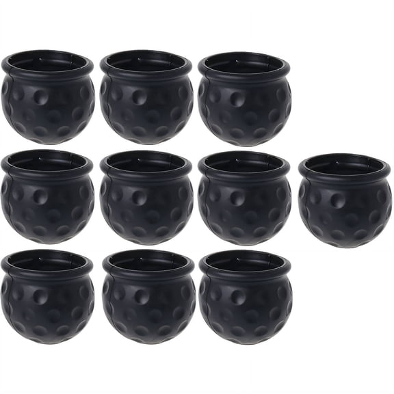 RIONIMA 2026 New 10 Pcs Tow Hitch Simply Push in Trailer Ball Cap Convenient to Carry and Store Trailer Connector for Trailers Camping Road Trips Hauling Storage