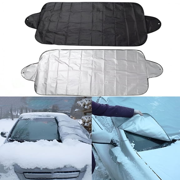 RIONIMA 2026 New 1X Foldable Car Windshield Snow Cover Frost Guard Ice Winter for Windshield,Snow Protection,Frost Guard,Ice Prevention,Outdoor Parking