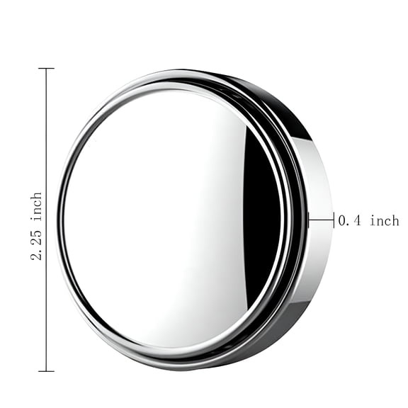 RIONIMA 2026 New 2Pcs Car Blind Spot Mirrors Adjustable Round Hd Glass Convex Side Rear View Mirror,For Use in Cars,Trucks,Suvs,Vehicles with Side Mirrors,Driving,Parking Assistance