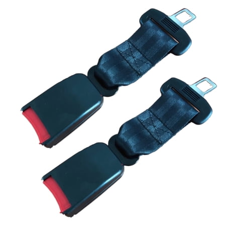 RIONIMA 2026 New 2Pcs Seat Belt Extender,Ergonomic Pregnancy Seat Belt Adjuster for Added Comfort,3Mm Metal Lock Seatbelt Extender with Quick Release Design,K-106/23Cm