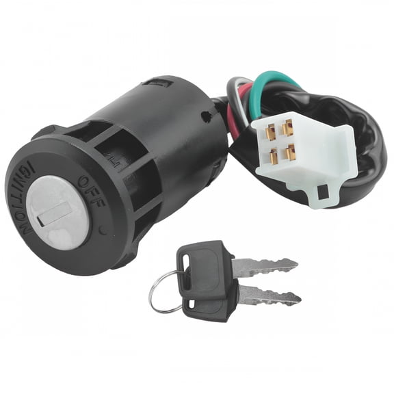 RIONIMA 2026 New 4 Wire Ignition Switch Key for 50Cc 110Cc 125Cc 250Cc Quad Dirt Bike Atv for Ignition,Key Replacement,Quad Bikes,Dirt Bikes,Atvs,Motorcycles.