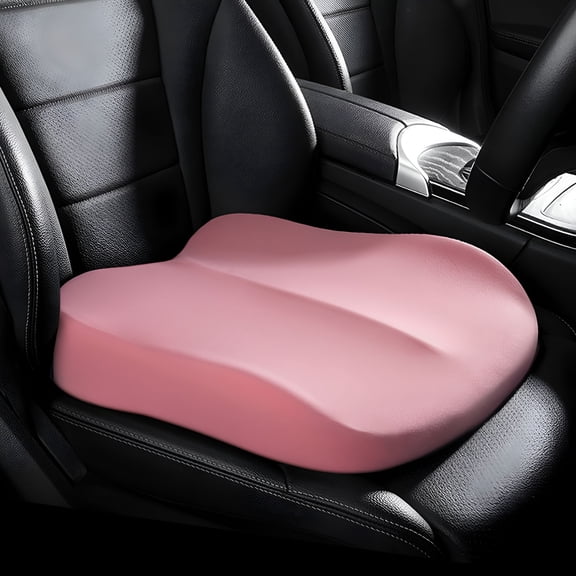 RIONIMA 2026 New Adult Booster Car Seat Cushion,Car Seat Driver Height Boosts Mat,Non-Slip Auto Booster Seat Cushion,Wedge Memory Foam Pad for Driving Seat,16.73*Inch