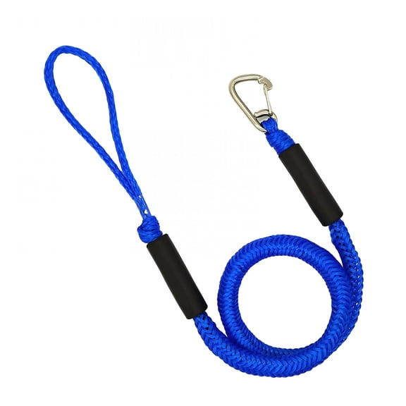 RIONIMA 2026 New Boat Bungee Dock Line Boat Tie Down Ropes with Stainless Steel Clip Durable Reusable 1.2M Practical Marine Bungee Cord Boat Ties Fittings C