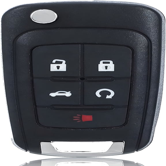 RIONIMA 2026 New Car Key Fob Keyless Entry Remote Compatible with Vehicles 2010-2017,5 Buttons Key for Replacement,For Sedan,Suv,Truck(2 Packs)